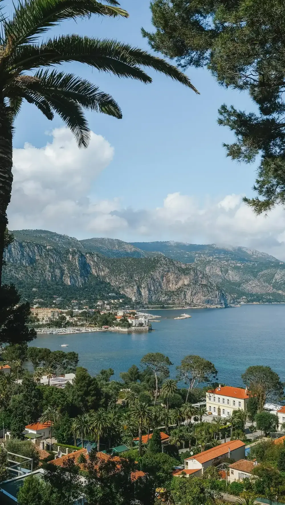 Baie de Villefranche vue depuis les jardins