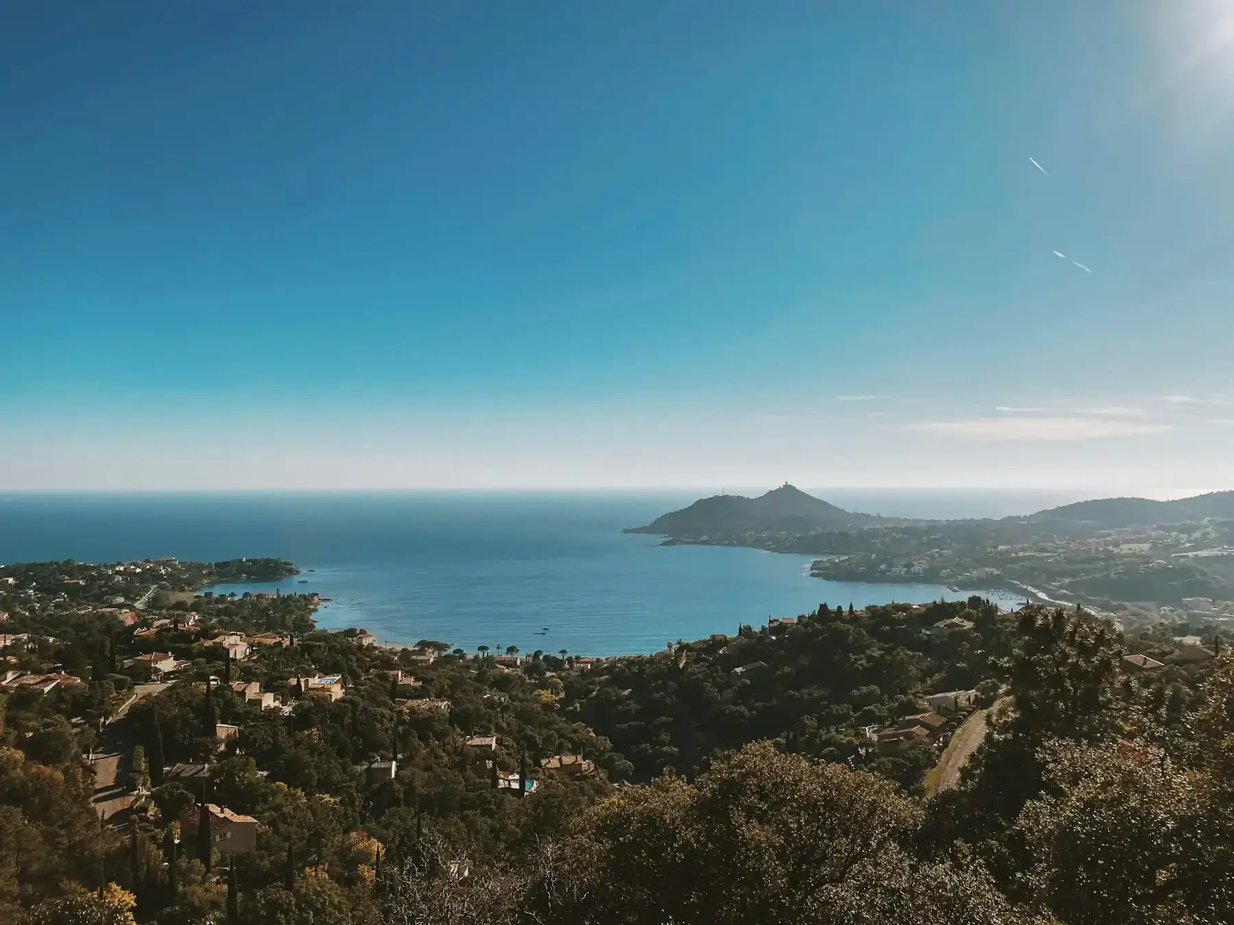 La rade de Villefranche vue des hauteurs