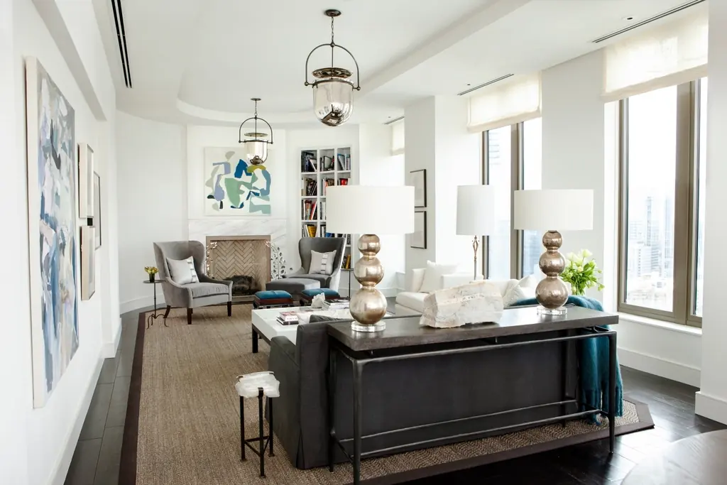 Espace de réception aux volumes généreux